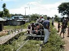 All of us on the Bamboo train